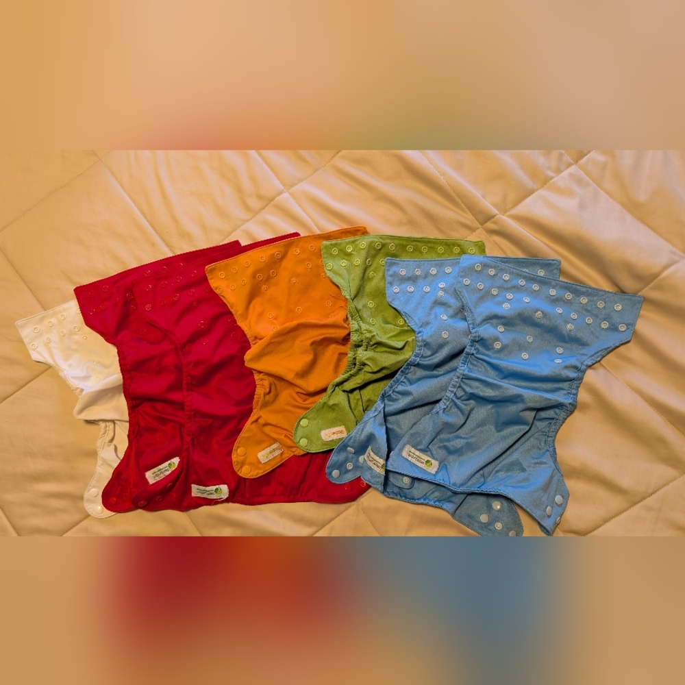 Colorful Kids Cloth Swim Diaper Set